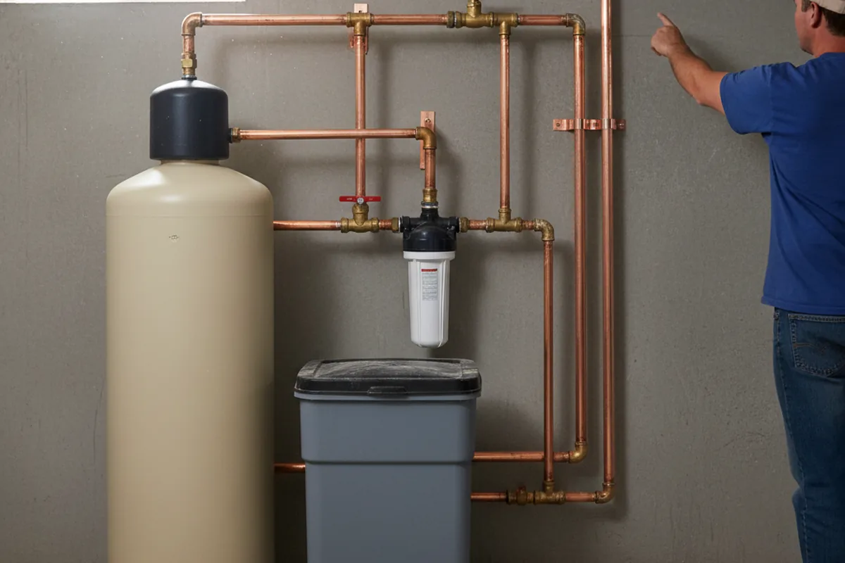 Whole-house water treatment system installed in Blaine